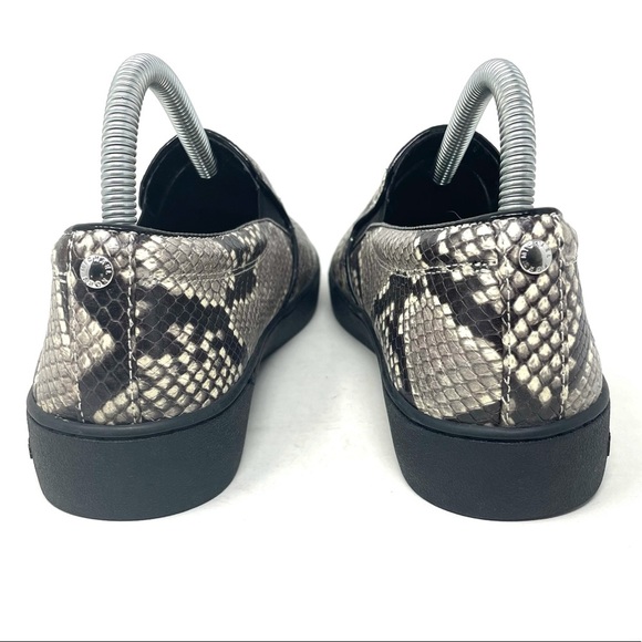 Michael Kors Slip On Sneaker Snakeskin Black‎ Womens 8 - Picture 6 of 9